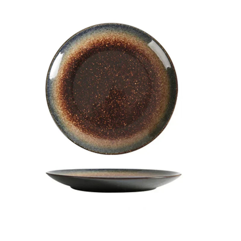 Ceramic Serving Dinner Plate Western Steak Dishes Dinnerware Tray