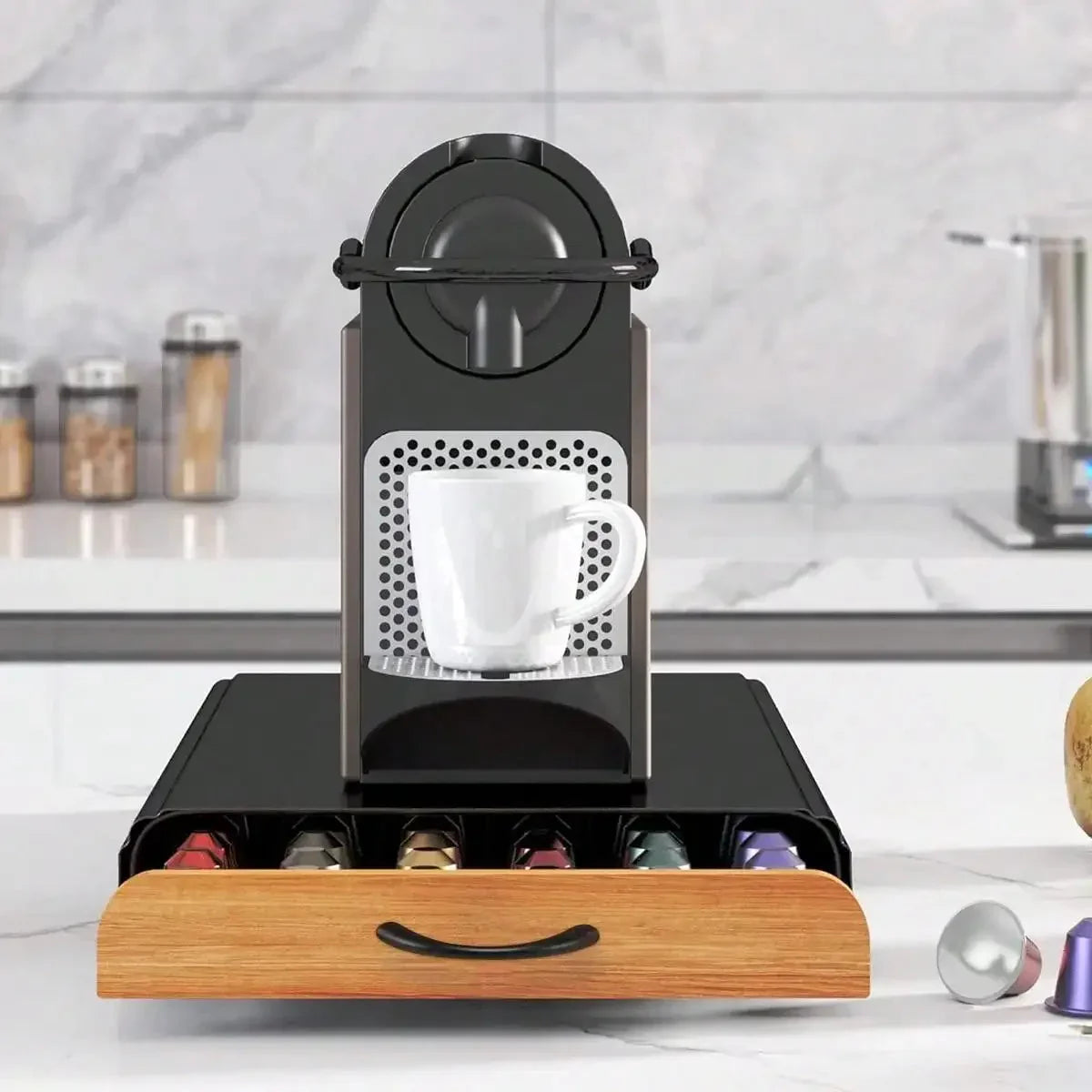 Coffee Pod Holder Drawer 40 Capacity Pod Capsule Storage Organizer