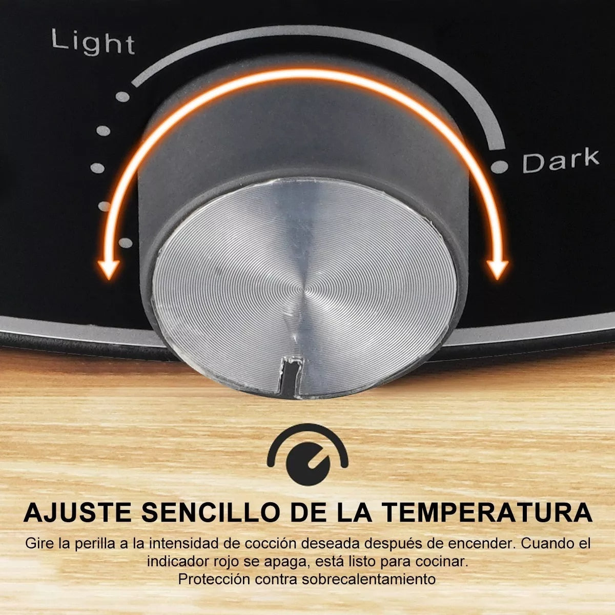 Commercial Electric Crepe Maker Machine with Non-stick Griddle