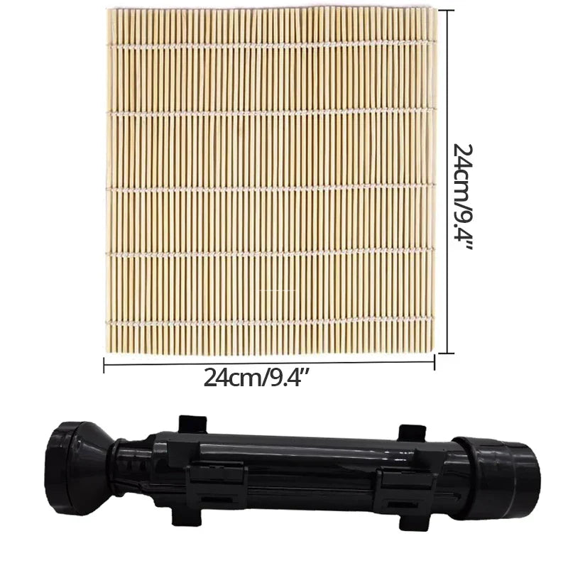 Sushi Bazooka Rice Mold Bamboo Rolling Mat Sushi Maker Set