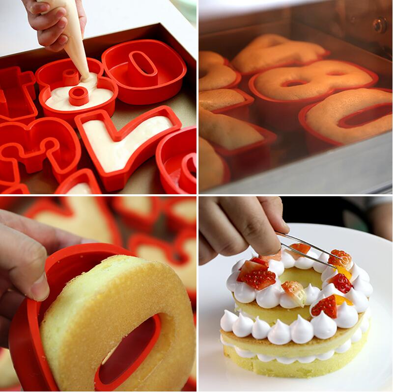 10" Silicone Number Cake Mold Perfect for Number Shaped Cakes