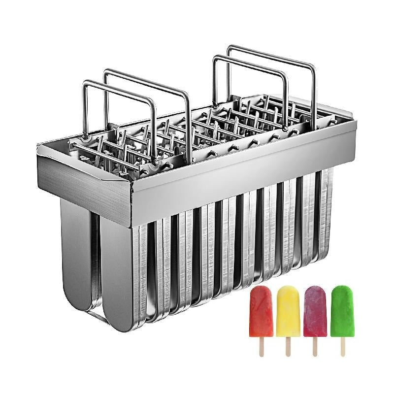 20 Pcs Ice Cream Stick Mold Commercial Stainless Steel Pop Mold
