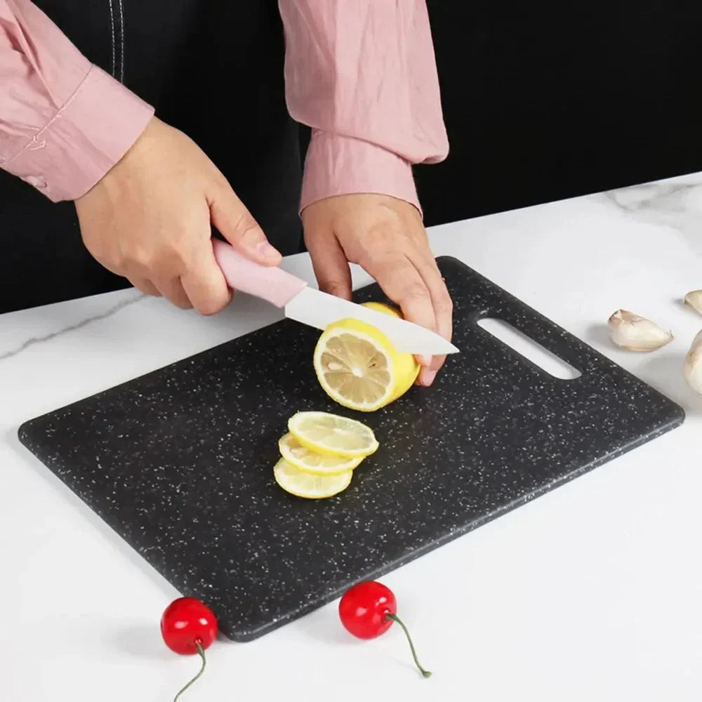 3PCS Plastic Cutting Board Set Square Double-sided Cutting Board