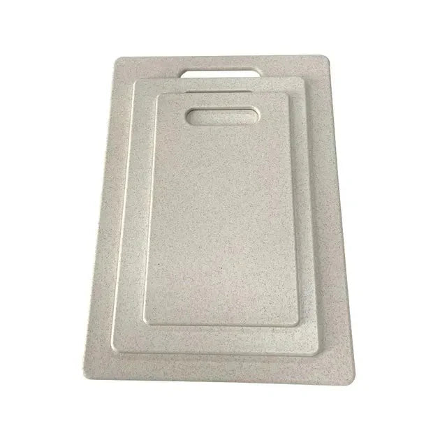 3PCS Plastic Cutting Board Set Square Double-sided Cutting Board