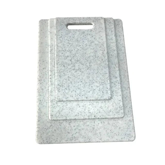 3PCS Plastic Cutting Board Set Square Double-sided Cutting Board