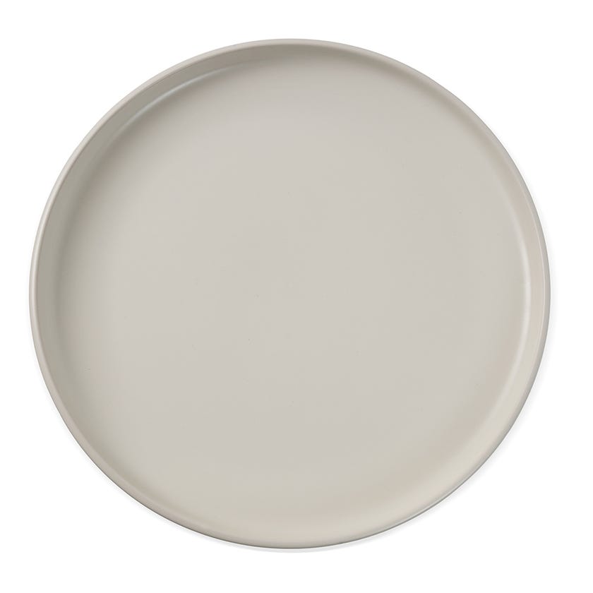 Ceramic Dinner Plate, Matt Cream - 27cm