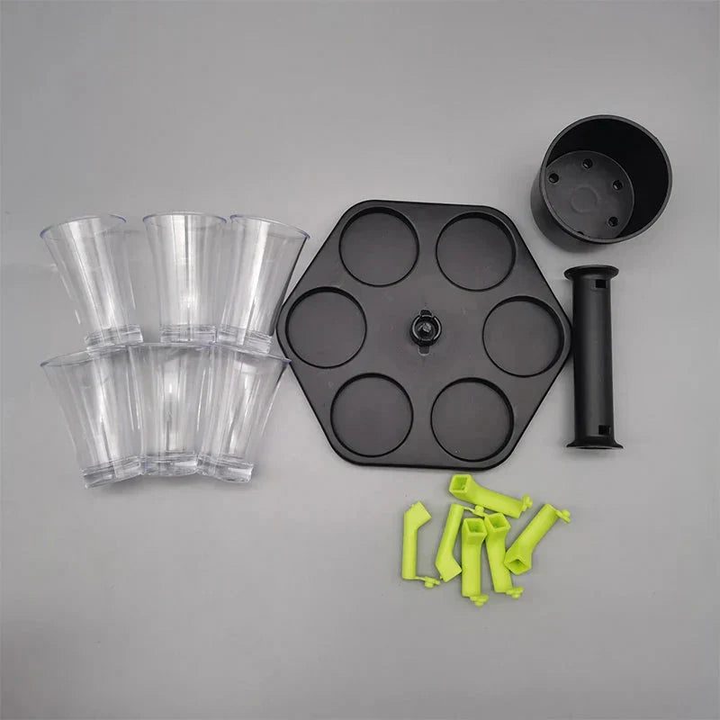6 Shot Glass Dispenser Liquor Drinking Tools Bar Accessories