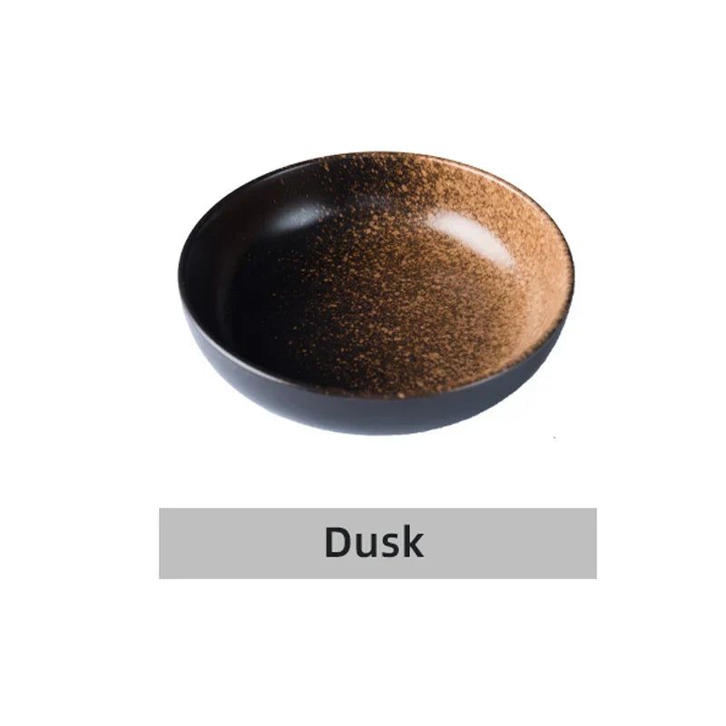 6/8/10" Deep Shallow Ceramic Dinner Dish Porcelain Tableware Plate