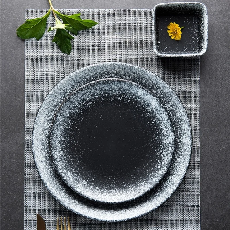 6/8/10" Deep Shallow Ceramic Dinner Dish Porcelain Tableware Plate