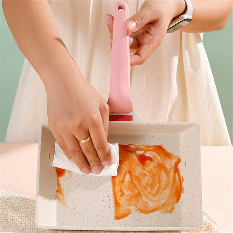 8" Aluminum Square Non Stick Frying Pan Mini Pancake Kitchen Cookware