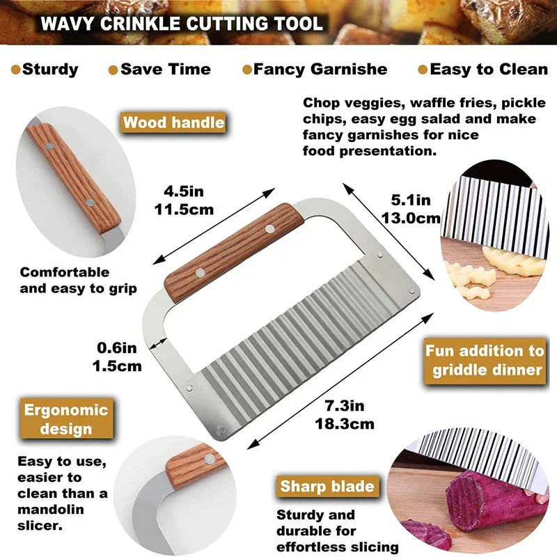 8Pcs Griddle Accessory Set Stainless Steel Scraper for BBQ Grill