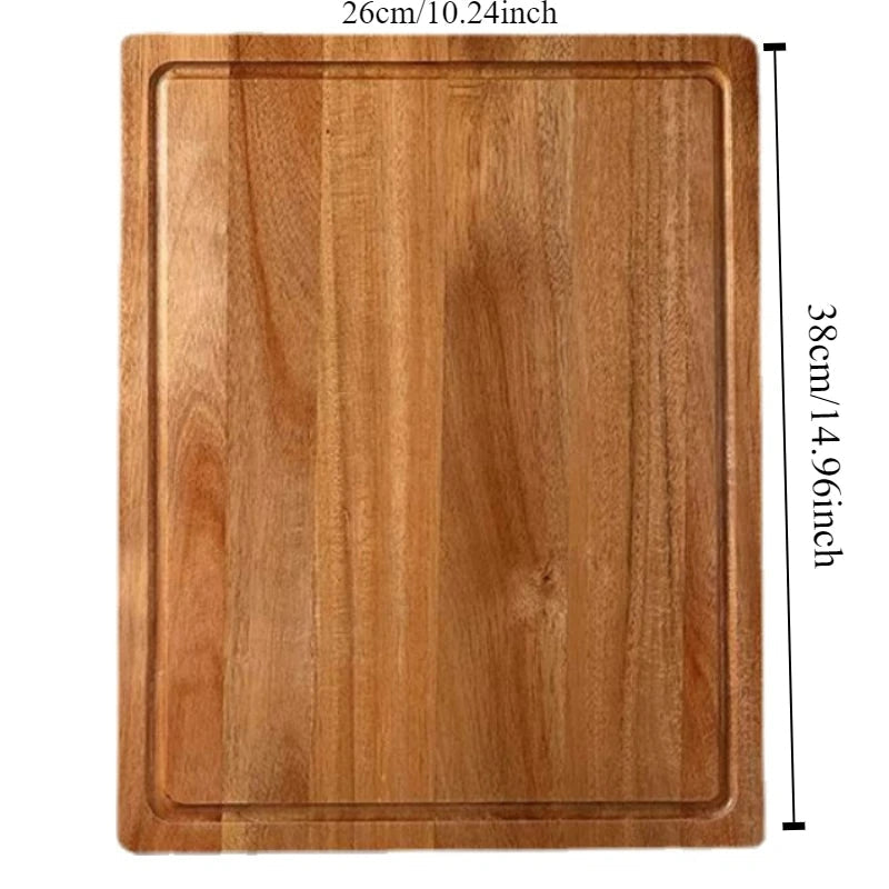 Acacia Wood Cutting Board With Handle Kitchen Chopping Board