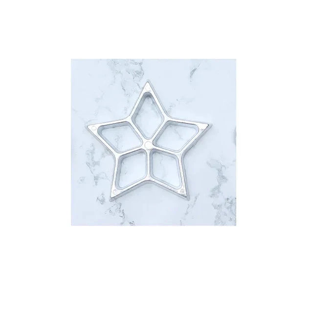 Aluminum Swedish Rosette Iron Maker Waffle Molds Funnel Cake Ring Maker