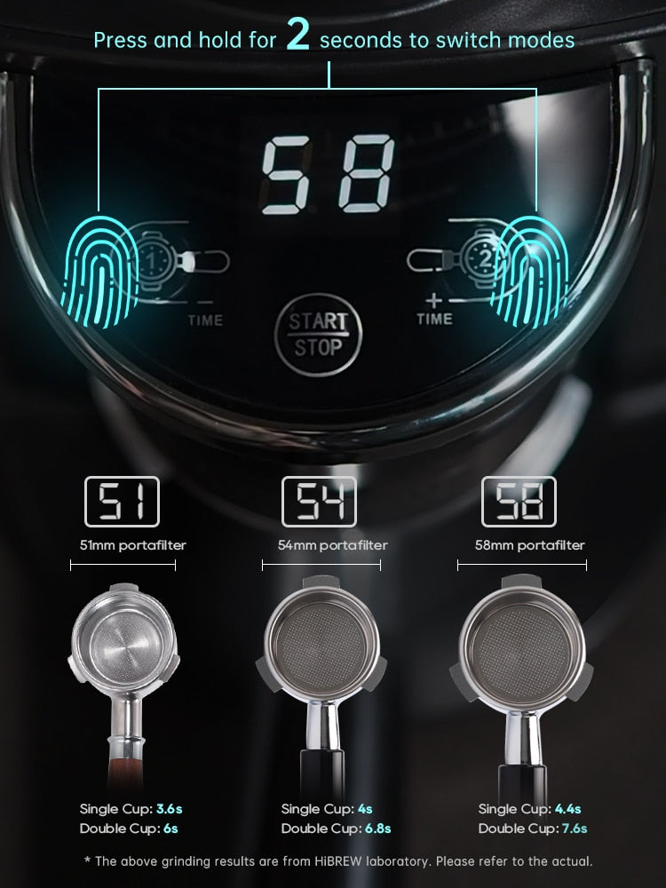 Automatic Burr Mill Electric Coffee Grinder with 34 Gear for Espresso