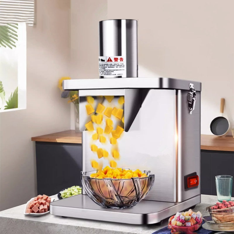 Automatic Vegetable Dicing Machine Commercial Multifunctional Slicer
