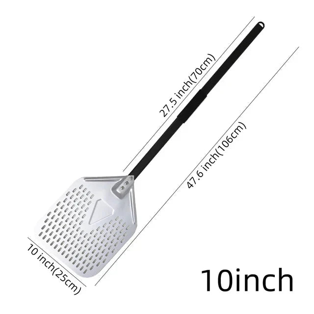 Big Pizza Perforated Shovel Paddle Handle for Oven Pizza Baking Tool