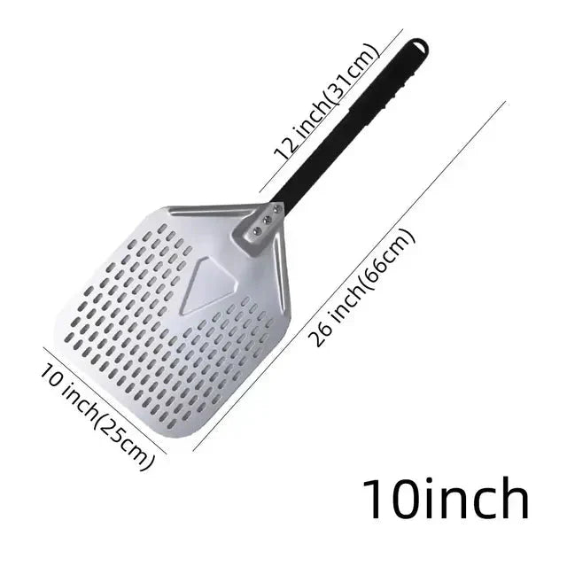 Big Pizza Perforated Shovel Paddle Handle for Oven Pizza Baking Tool