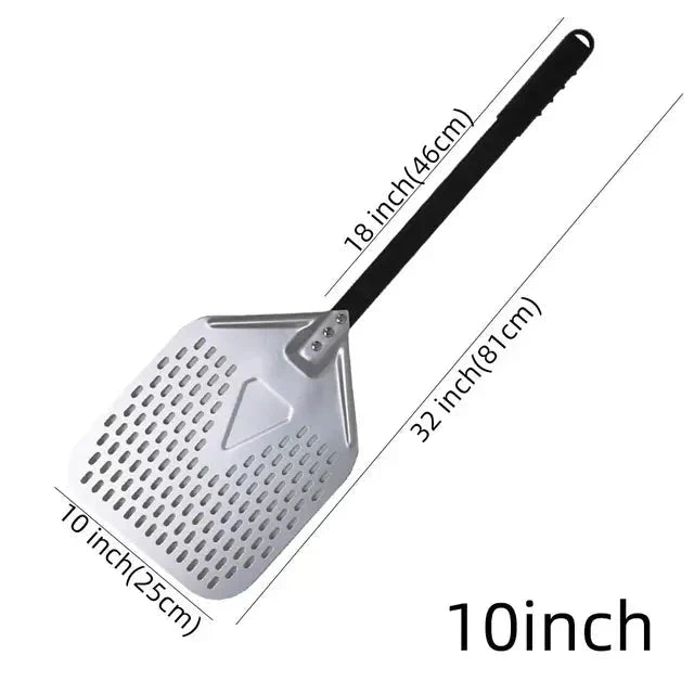 Big Pizza Perforated Shovel Paddle Handle for Oven Pizza Baking Tool