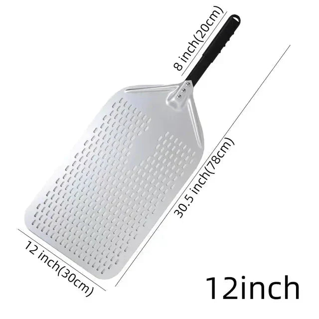 Big Pizza Perforated Shovel Paddle Handle for Oven Pizza Baking Tool