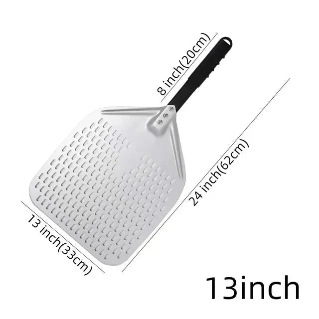 Big Pizza Perforated Shovel Paddle Handle for Oven Pizza Baking Tool