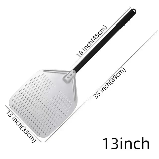 Big Pizza Perforated Shovel Paddle Handle for Oven Pizza Baking Tool