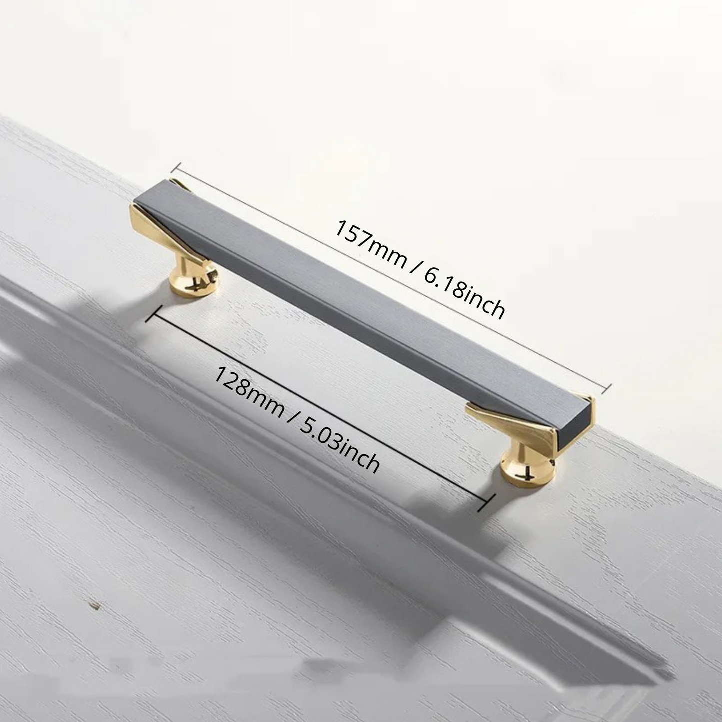 Cabinet Drawer Handle, Double Color Long Door Handle