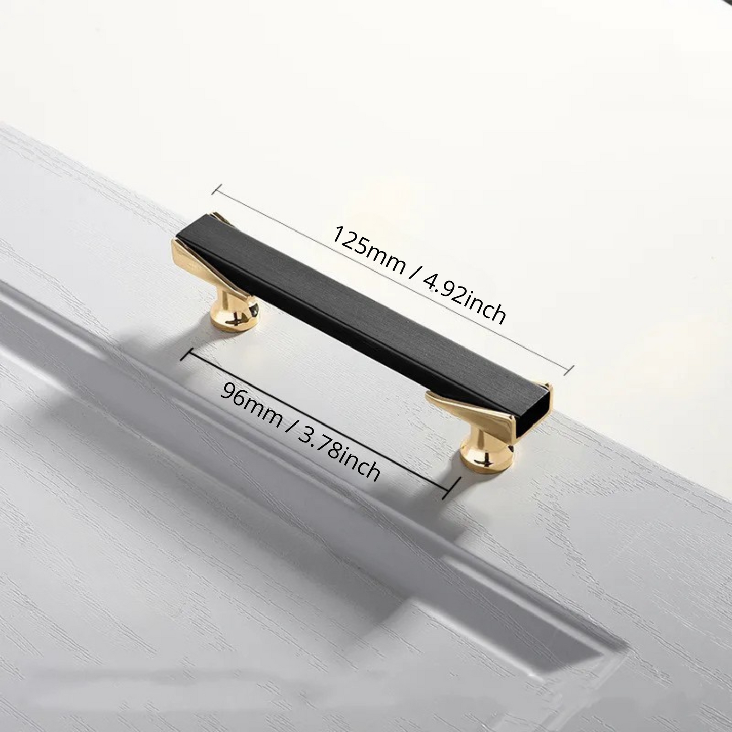 Cabinet Drawer Handle, Double Color Long Door Handle