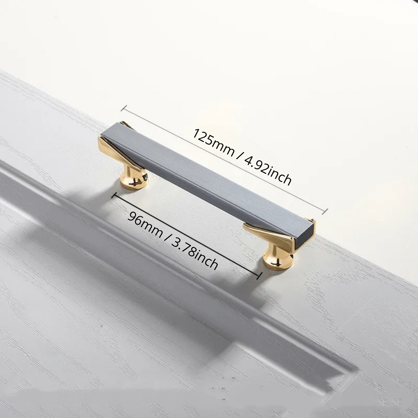 Cabinet Drawer Handle, Double Color Long Door Handle