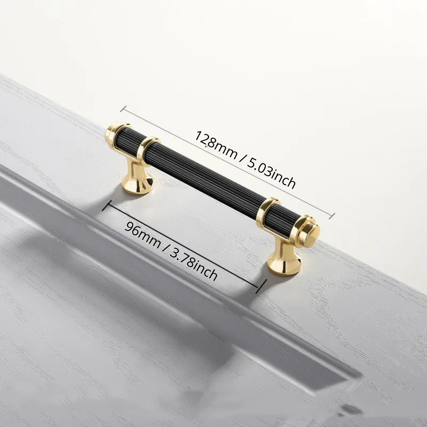 Cabinet Drawer Handle, Double Color Long Door Handle