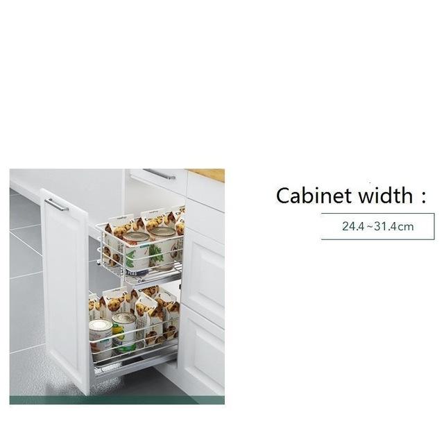 Cabinet Pantry Organizer Space Saving Storage Solution Dish Rack