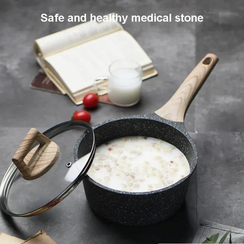 Cast Iron Non stick Cooking Frying Pan and Pot Kitchen Cookware