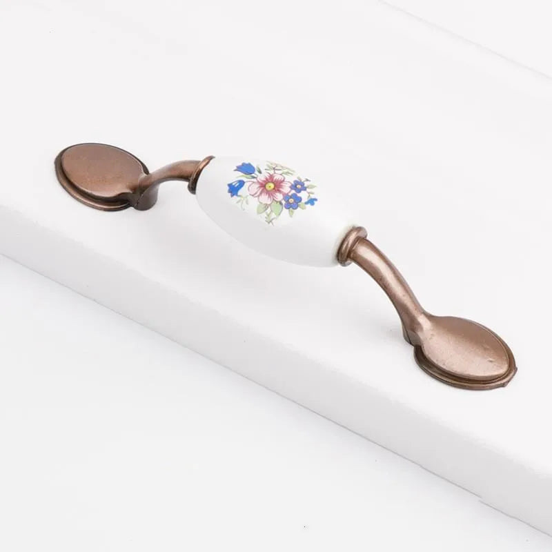 Ceramic Cabinet Drawer Door Furniture Handle and Door Knob