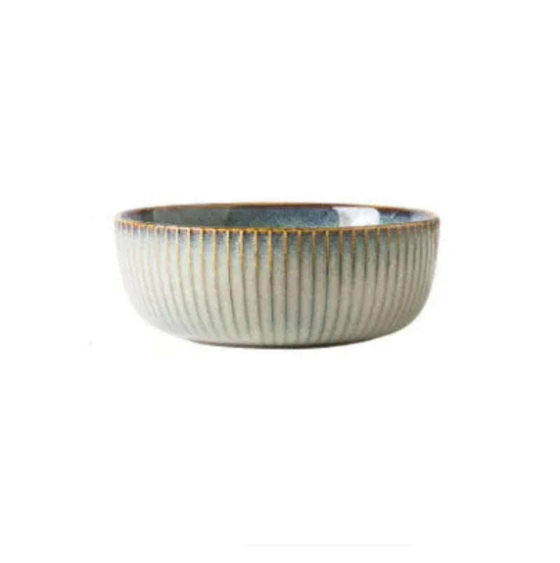 Ceramic Dessert Plate and Rice Bowl Tableware Kitchen Dinnerware