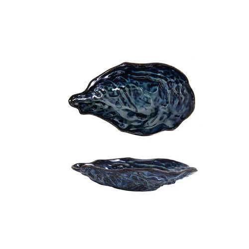 Ceramic Oyster Creative Plate Sushi Sashimi Cold Dish Tableware Plate
