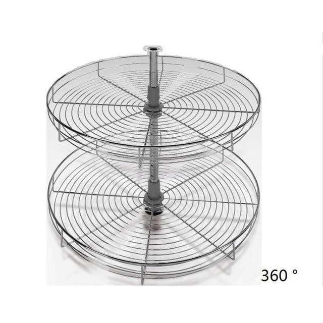 Circular Storage Organizer Rotating Space Saving Solution Rack