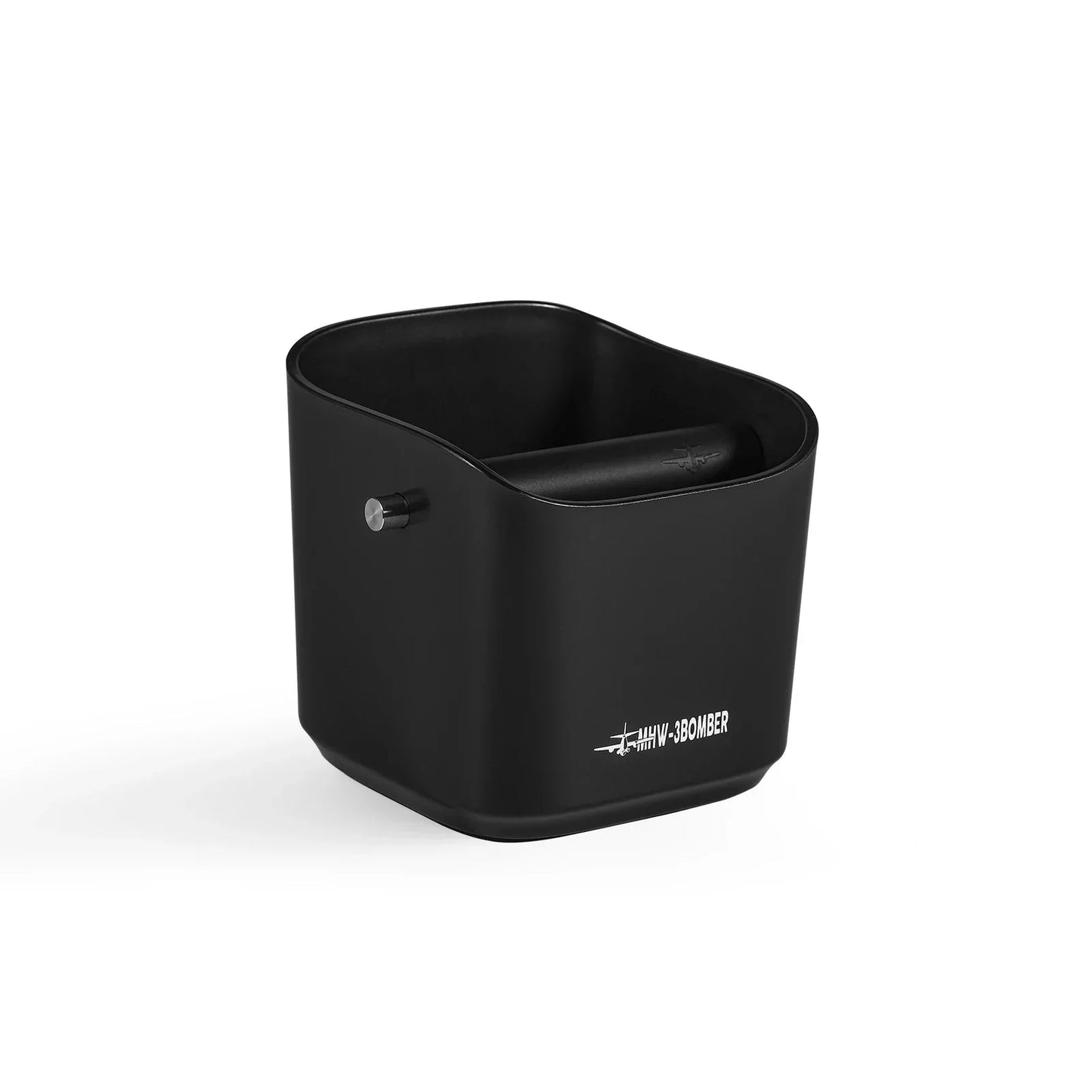 Coffee Grounds Knock Box Square Removable Knock Bar and Non-Slip Base