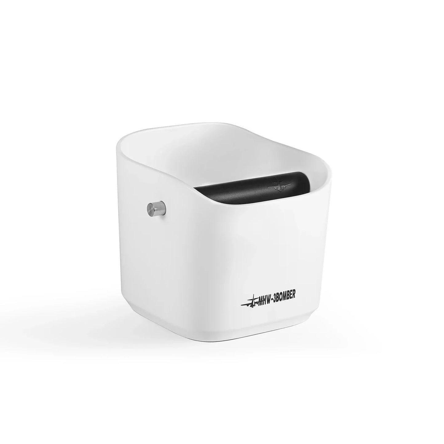 Coffee Grounds Knock Box Square Removable Knock Bar and Non-Slip Base