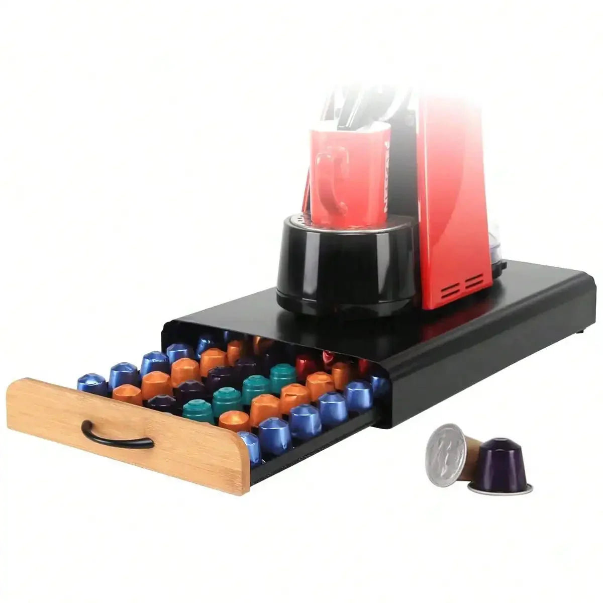Coffee Pod Holder Drawer 40 Capacity Pod Capsule Storage Organizer