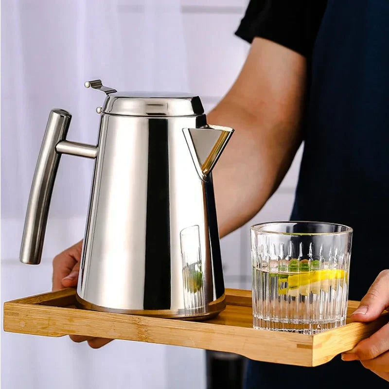 Cold Kettle Tea Set Long Mouth Soup Kettle Stainless Steel Teapot