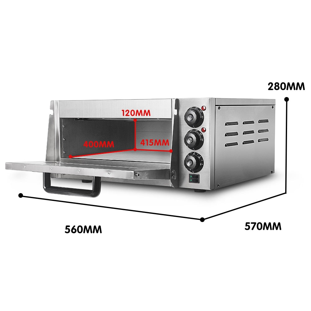 Commercial Bread Maker Single Layer Baking Oven Machine With Timer