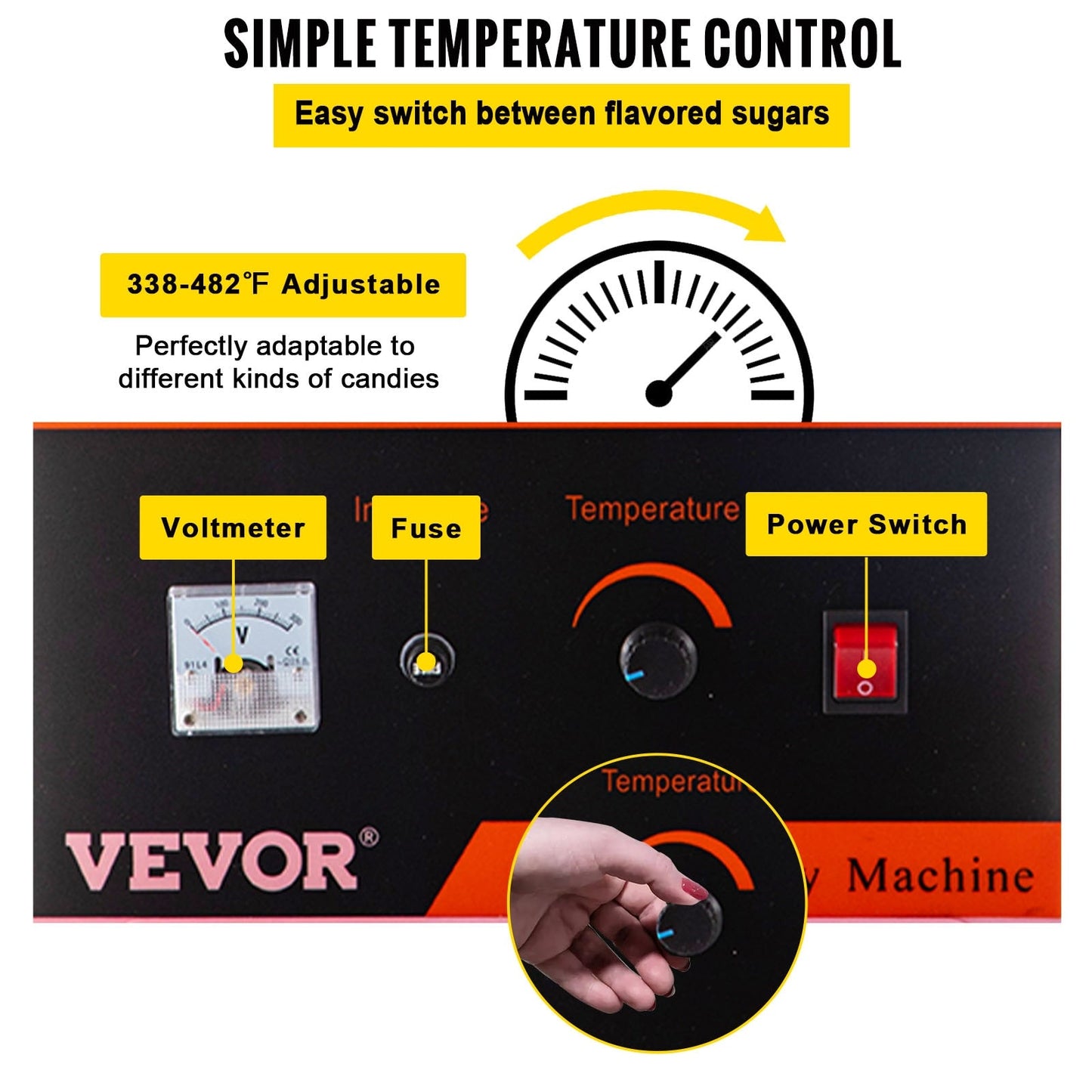 Commercial Cotton Candy Machine Electric Sugar Candy Floss Maker