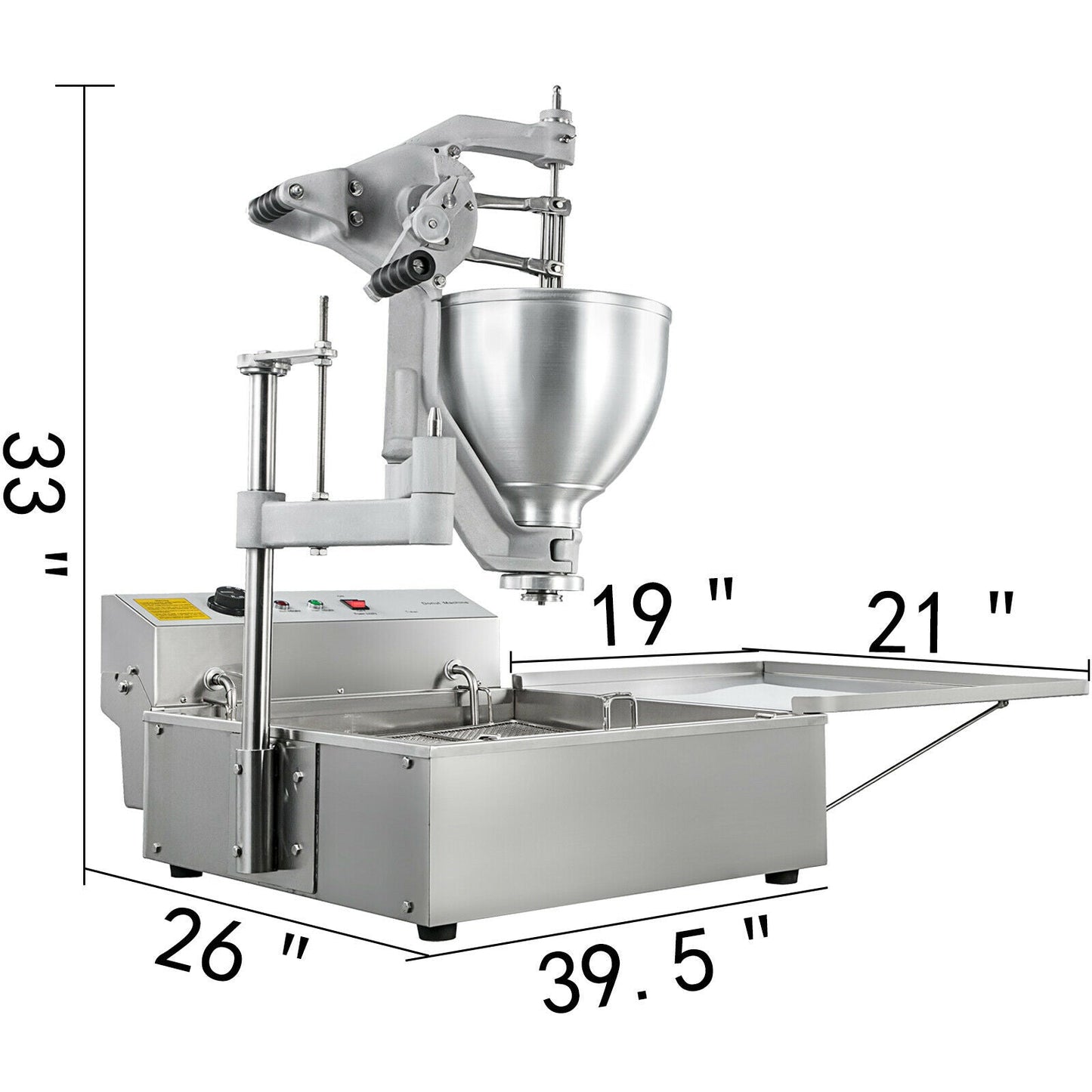 Commercial Electric Donut Fryer Ball Doughnuts Maker Machine