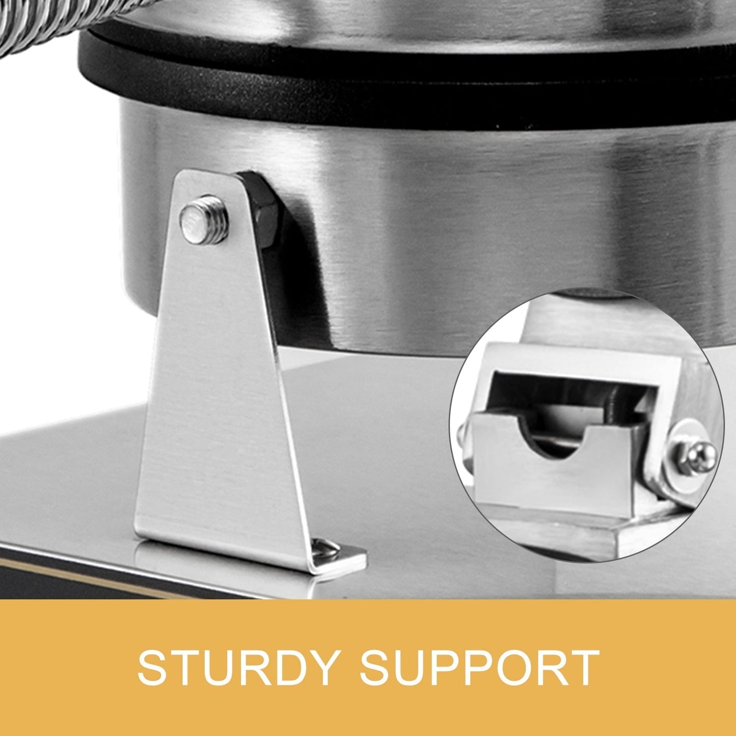 Commercial Electric Waffle Maker Nonstick Plate Round Waffle Maker