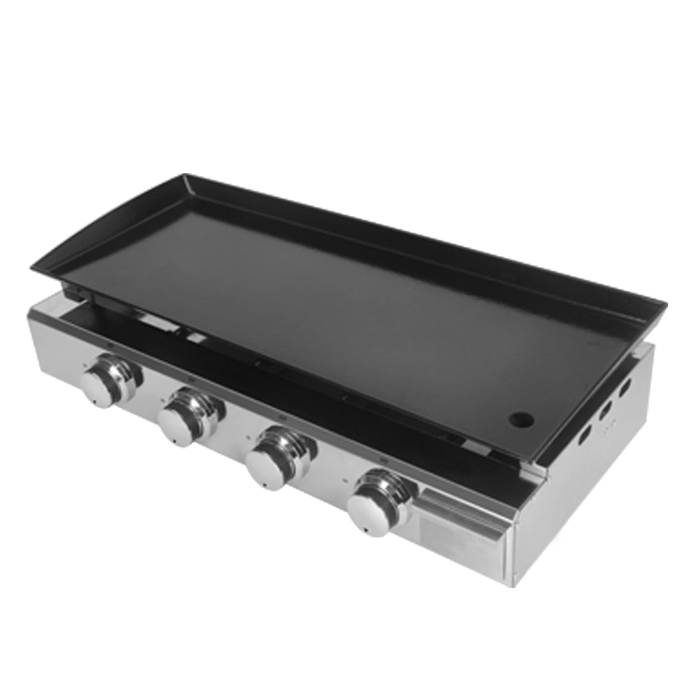Commercial Griddle LPG 4 Burners Wide Cooking Outdoor BBQ Grill