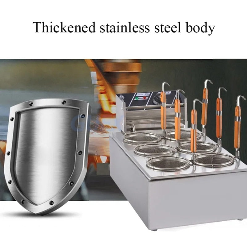 Commercial Six-head High-power Noodle Cooking Stove Hot Pot Machine