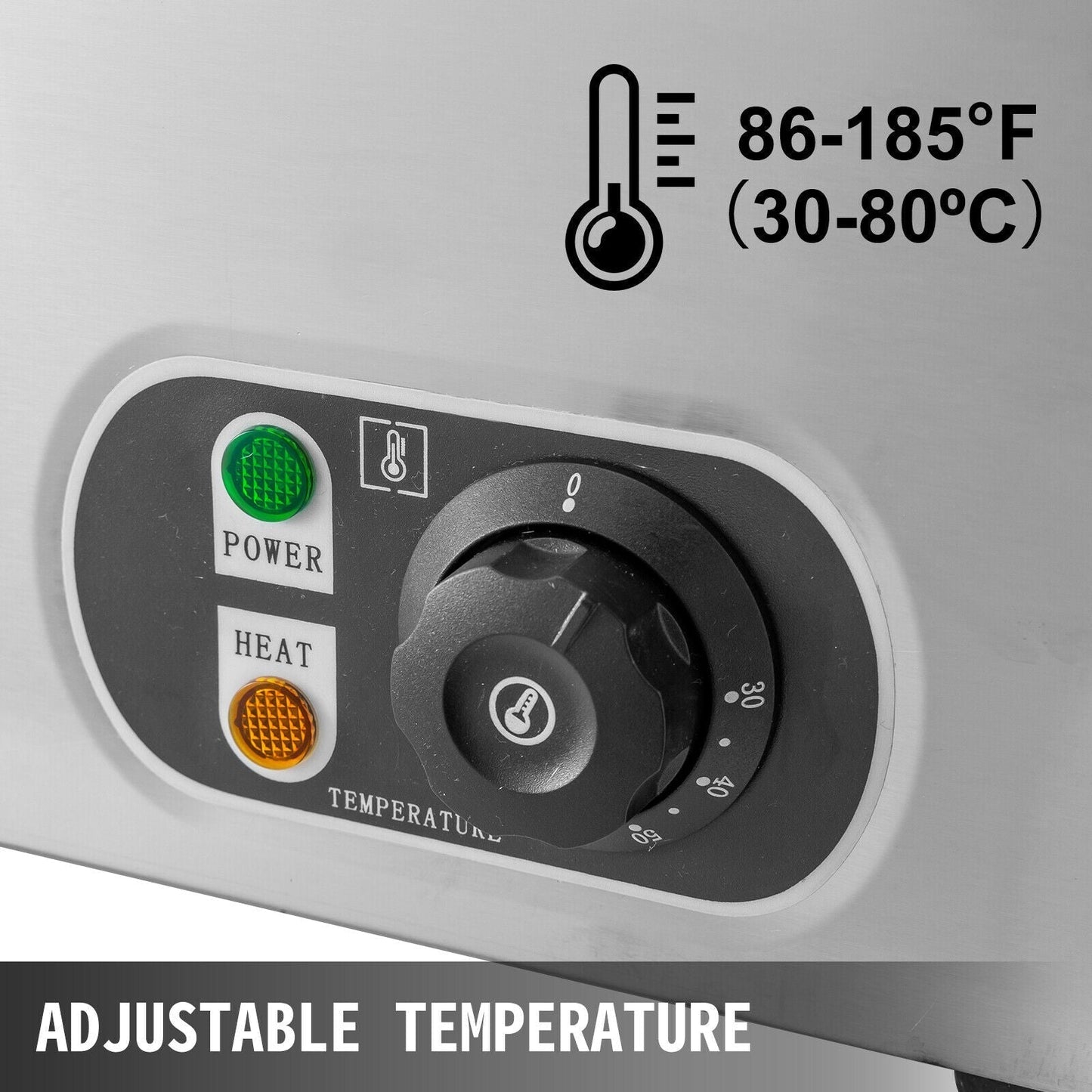 Commercial Stainless Steel Electric Catering Food Warmer Steam Table