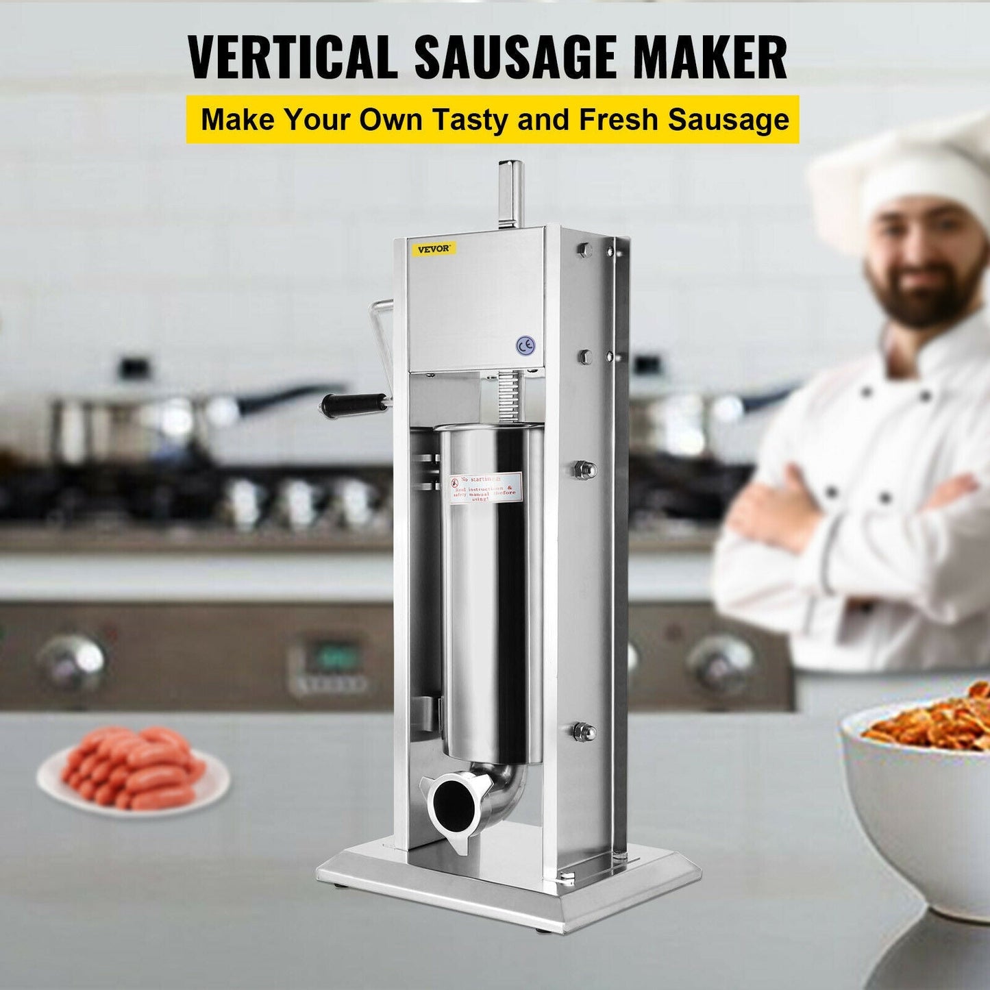 Commercial Vertical Sausage Stuffer Food Processors Home Accessory