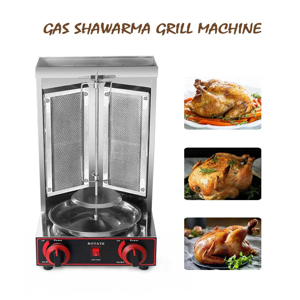 Commercial Vertical Shawarma Kebab Machine Barbecue Rotisserie Grill