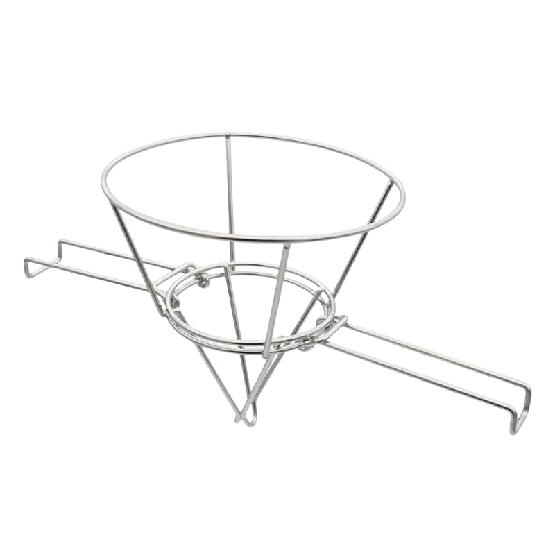 Cone Filter Stand Folding Arms Stainless Steel Reusable Strainer Rack