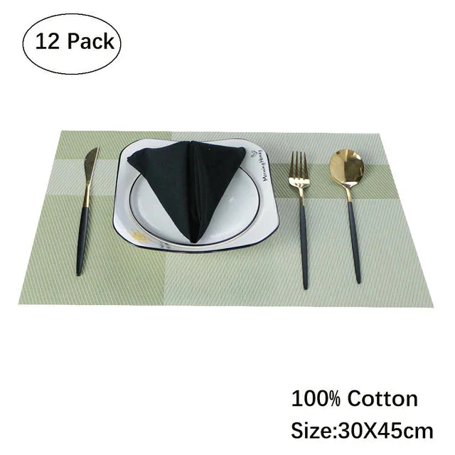 Cotton Napkins Cocktail Napkins Occasion Party Dinner Cloth Napkins